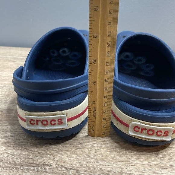 Disney X Crocs Collab Parks Mickey Cutout White Red Navy Blue Men 8 Ladies 10 - Picture 10 of 11